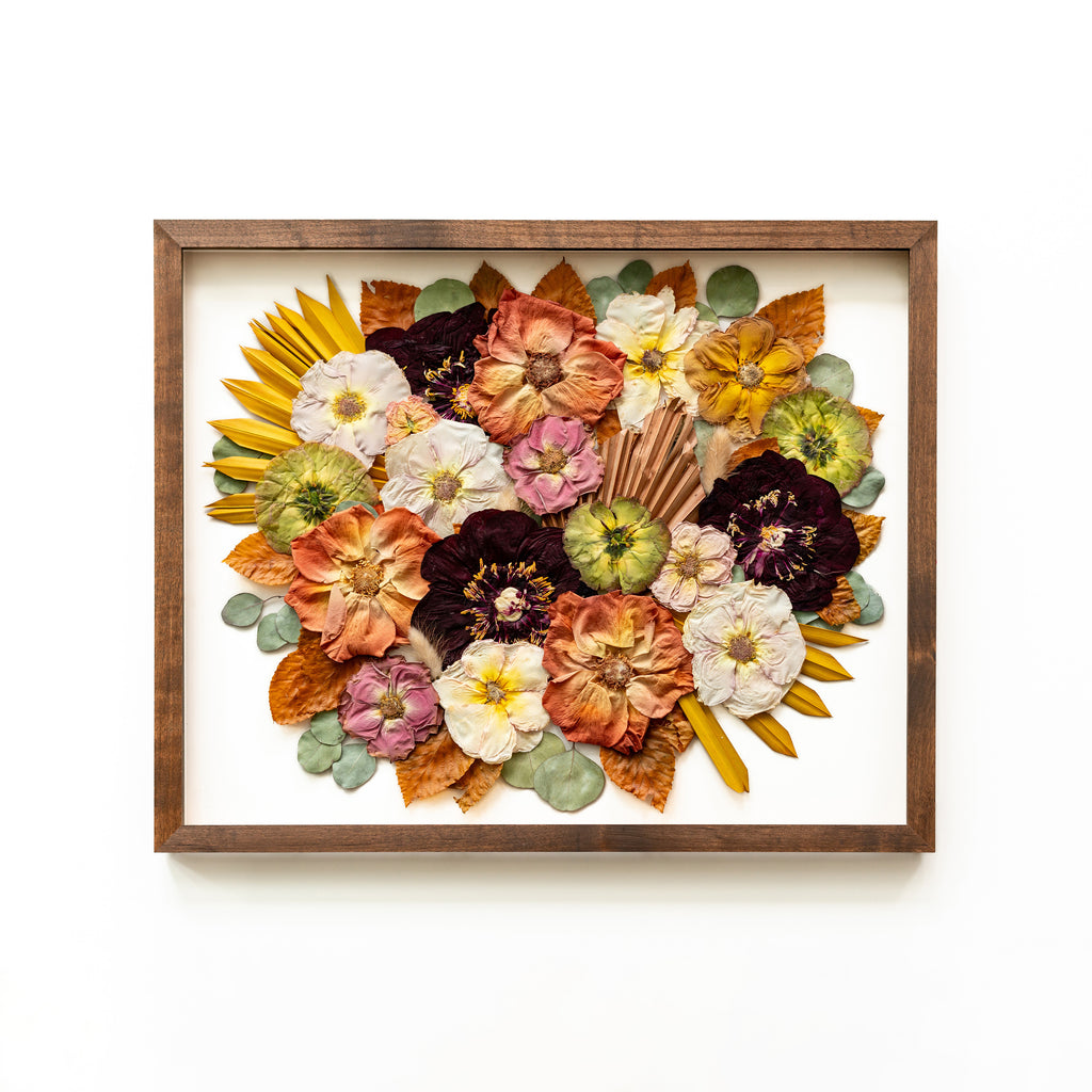 Bloom arrangement recreation - Pressed Floral