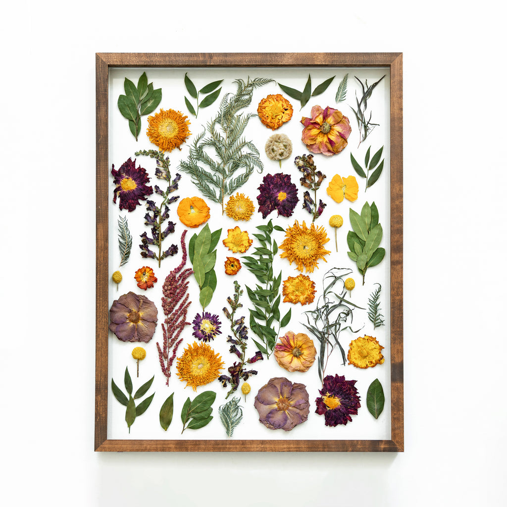 Bloom arrangement recreation - Pressed Floral