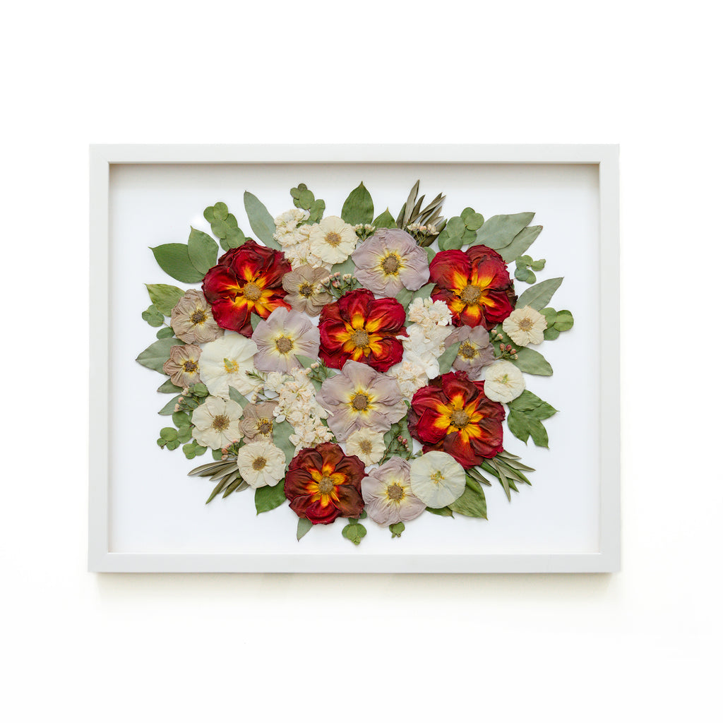 Bloom arrangement recreation - Pressed Floral