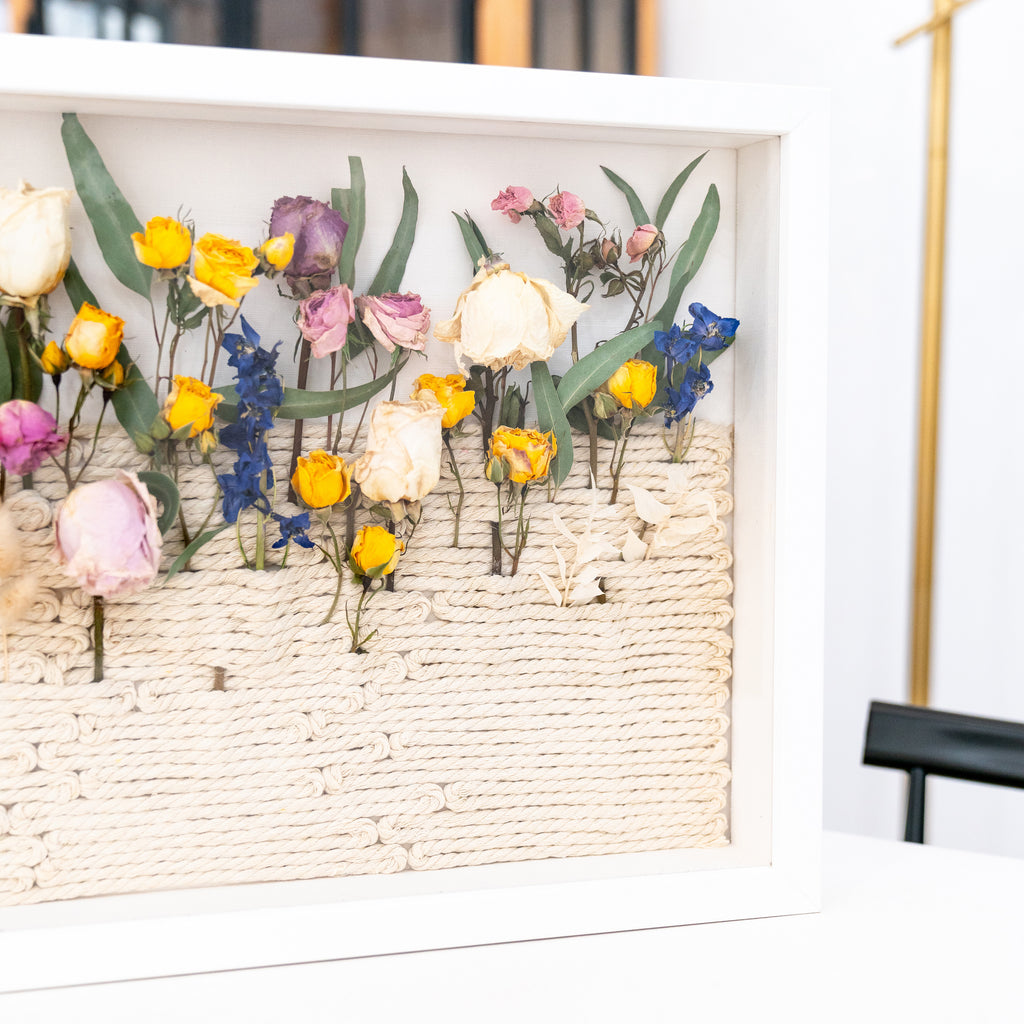 Antique White Textured Shadow Box