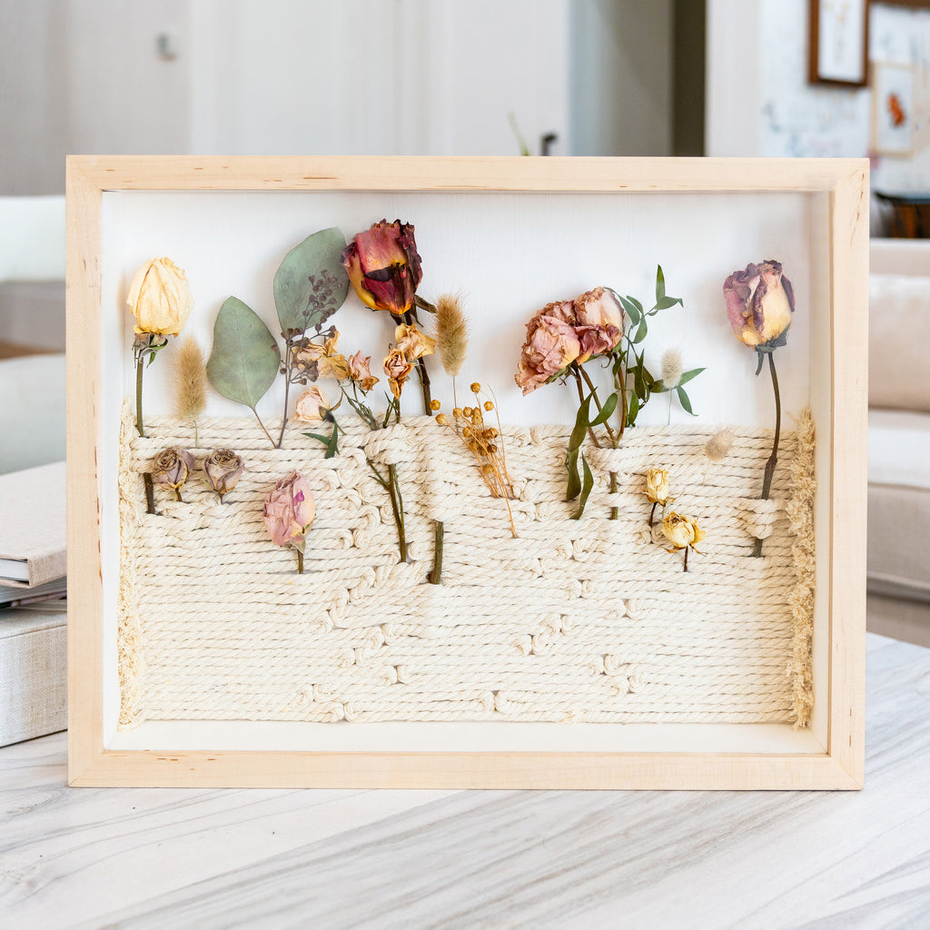 Light Gray Textured Shadow Box