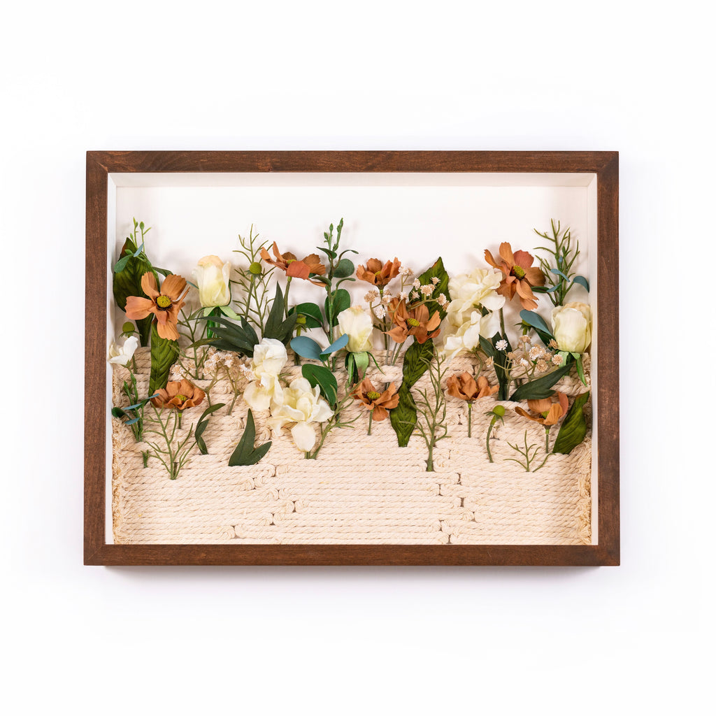 Antique White Textured Shadow Box