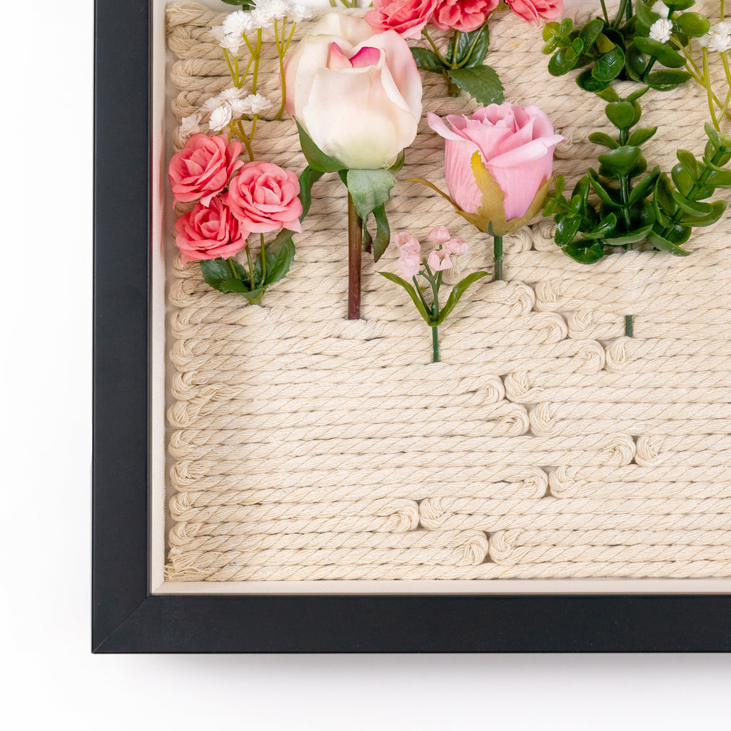 Light Gray Textured Shadow Box