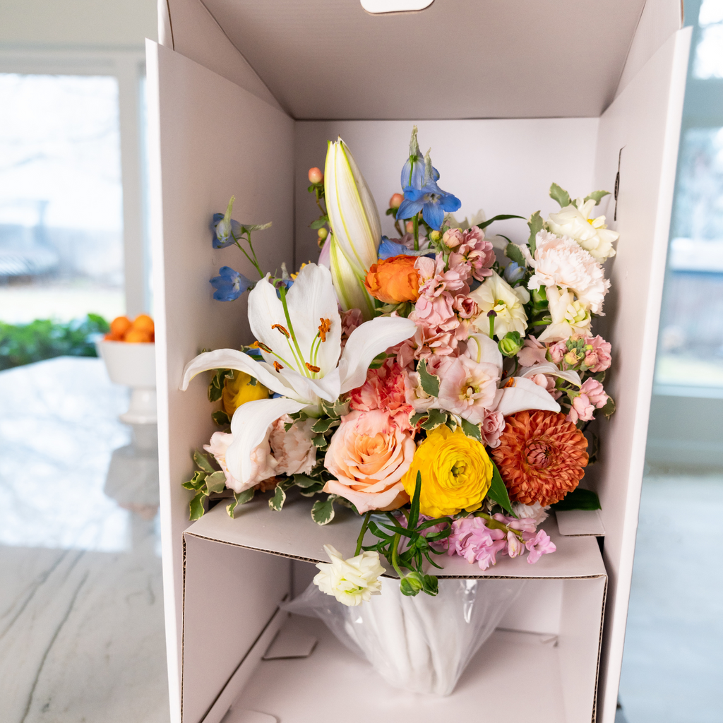 Bloom shipping box - Pressed Floral