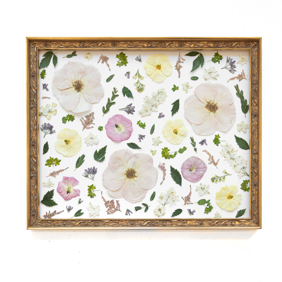 Antique White Abstract frame design