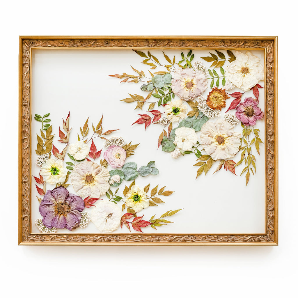 Antique White Abstract frame design