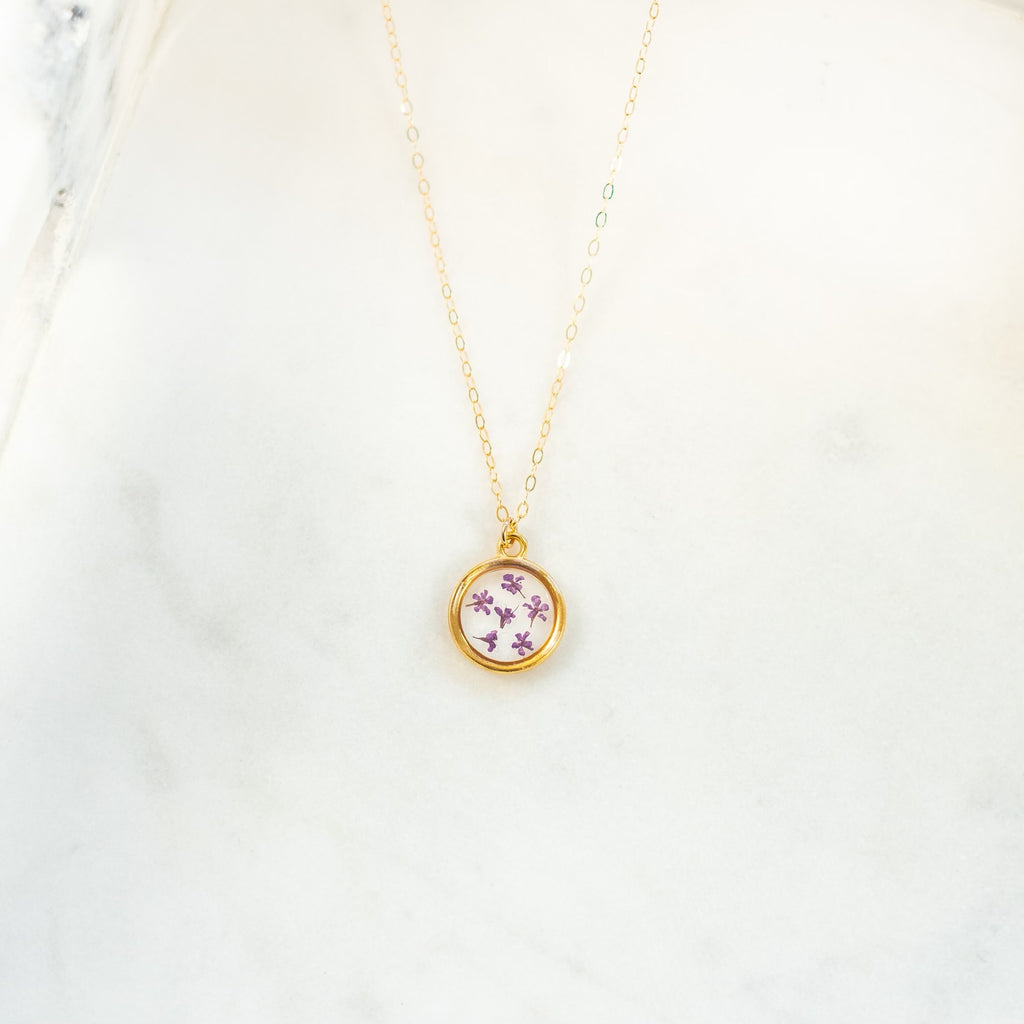 Birth Flower Necklace