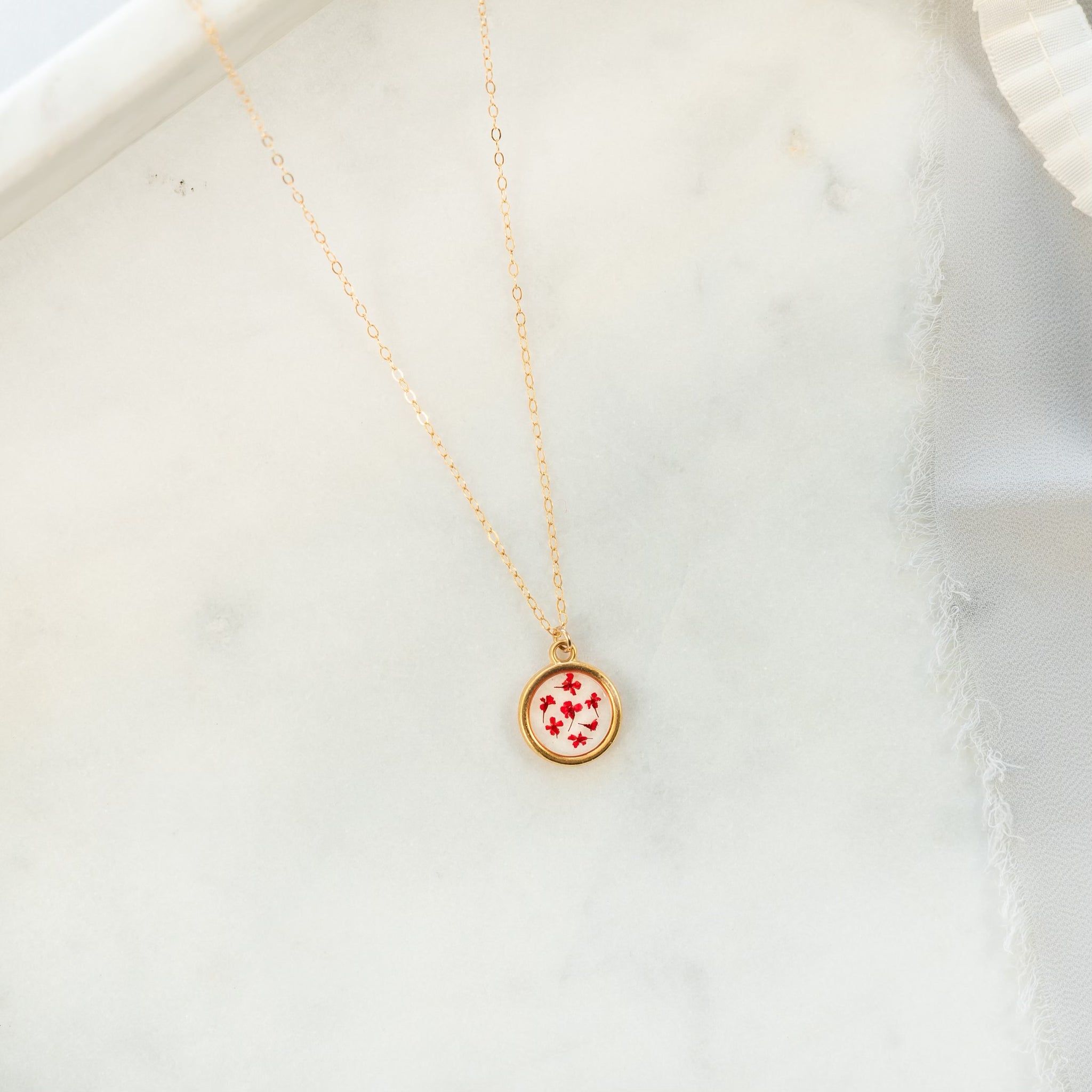 Birth Flower Necklace